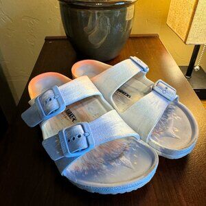 Birkenstock Arizona Essentials EVA Slide Tie Dye Sandal Shoes Size 34